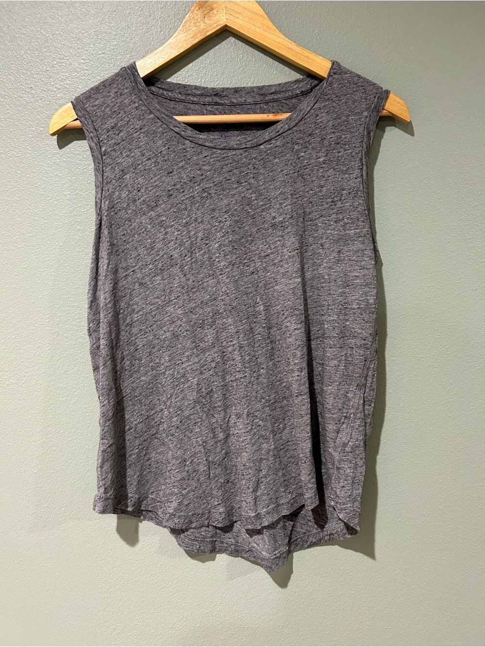 Madewell Sleeveless Tank Top in Heather Gray